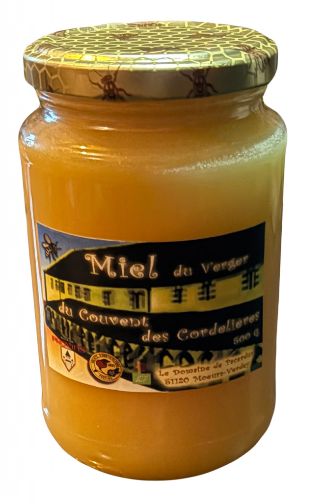 Pot de 500g de miel de pommier de Provins